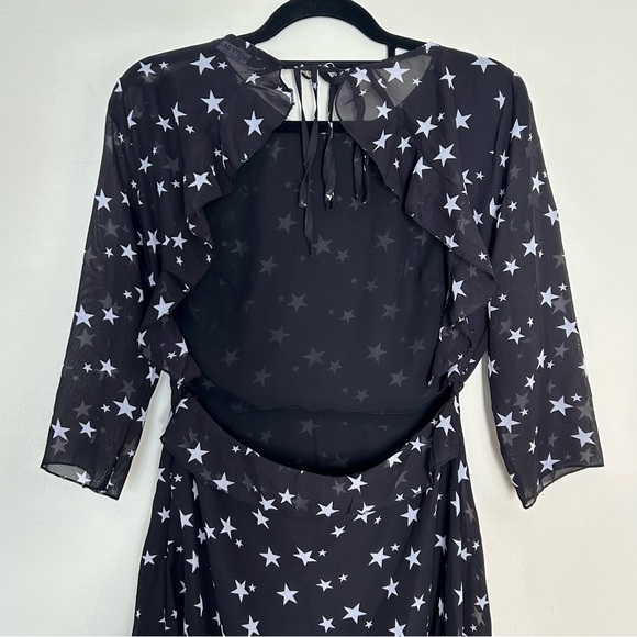 NASTY GAL Walk of Fame Black Star
Ruffle Mini Open Back Dress 6 - Picture 5 of 13